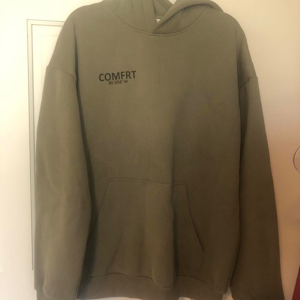 Olive Green Comfrt Hoodie